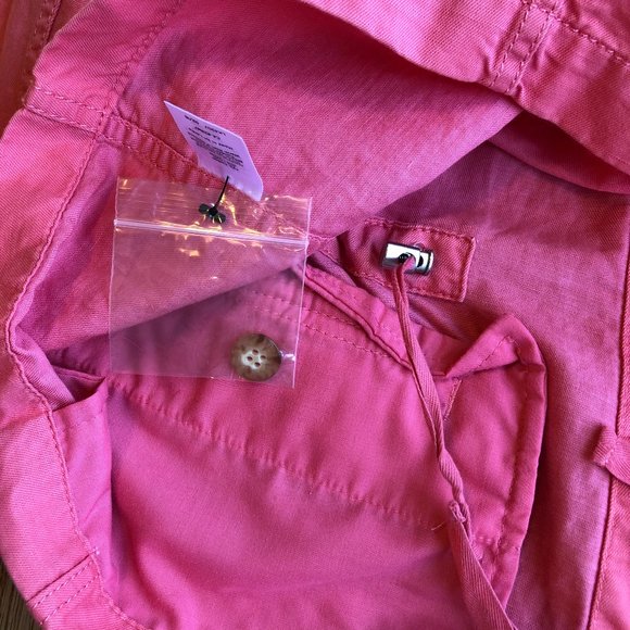 Talbots Petites Safari Jacket Coral Medium NWT - Picture 6 of 13